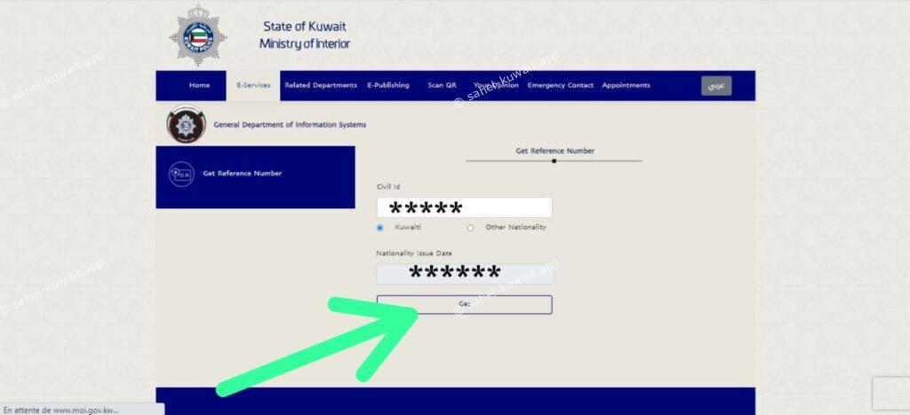 moi gov kw civil id status check online