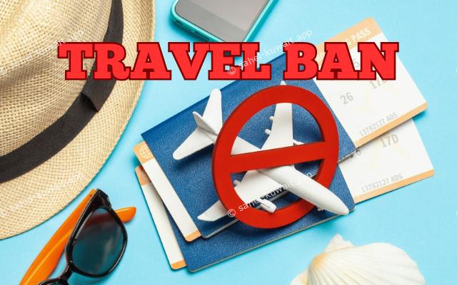 how to check travel ban in sahel app